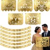 6 Pack Papel Picado Wedding Banner Gold, 120 ft Plastic