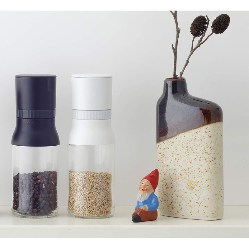 iwaki KS520N-GMW Heat-resistant Glass Heavy Duty Mill, White