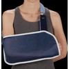 DeRoyal *1-Pack* DeRoyal Arm Sling Blue Canvas With Foam Strap