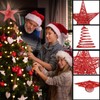 Tree Crown Star Tree Topper Hollowed Christmas Tree Topper Star