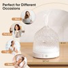 Lecdura Glass Essential Oil Diffuser, 200ml Ultrasonic Aroma Diffusers with