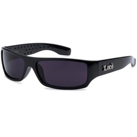 LOCS Sunglasses Hardcore Black Dark Lens 0103