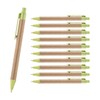 WPRO Tom 10 Ballpoint Pens Made of Recycled Paper and