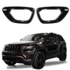 sportuli - Cubierta de luz antiniebla delantera negra para Jeep