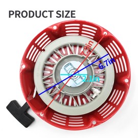 Hoypeyfiy Recoil Pull Start Assembly Replacement for Honda GX340 GX390 GX610 GX620 8400-ZE3-W01 28400-ZE3-W01ZA Engine Replacement Parts