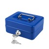 Goehiaul Mini Cash Box with Lock and Slot Small Cash