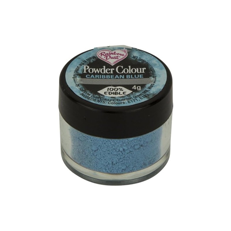 Rainbow Dust Powdered Food Colouring - (Caribbean Blue)