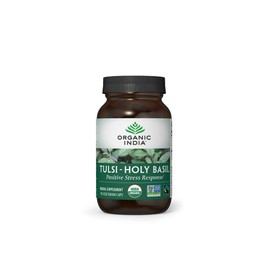 ORGANIC INDIA Tulsi Herbal Supplement - Holy Basil, Immune Support, Adaptogen, Supports Healthy Stress Response, Vegan, Gluten-Free, Kosher, USDA Certified Organic, Non-GMO - 90 Capsules