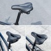 ROCKBROS Bicycle Saddle Cushion, Super Thick, Low Rise, Saddle Cushion,