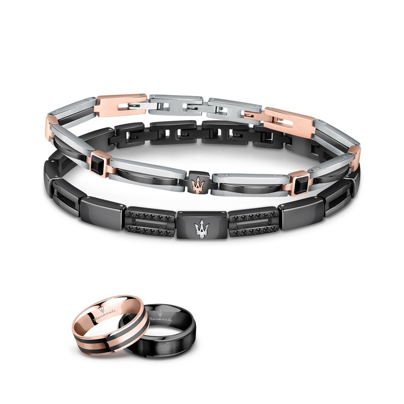 Ceramic JM223ATZ20 Men's Bracelet, Alloy Steel, No Gemstone