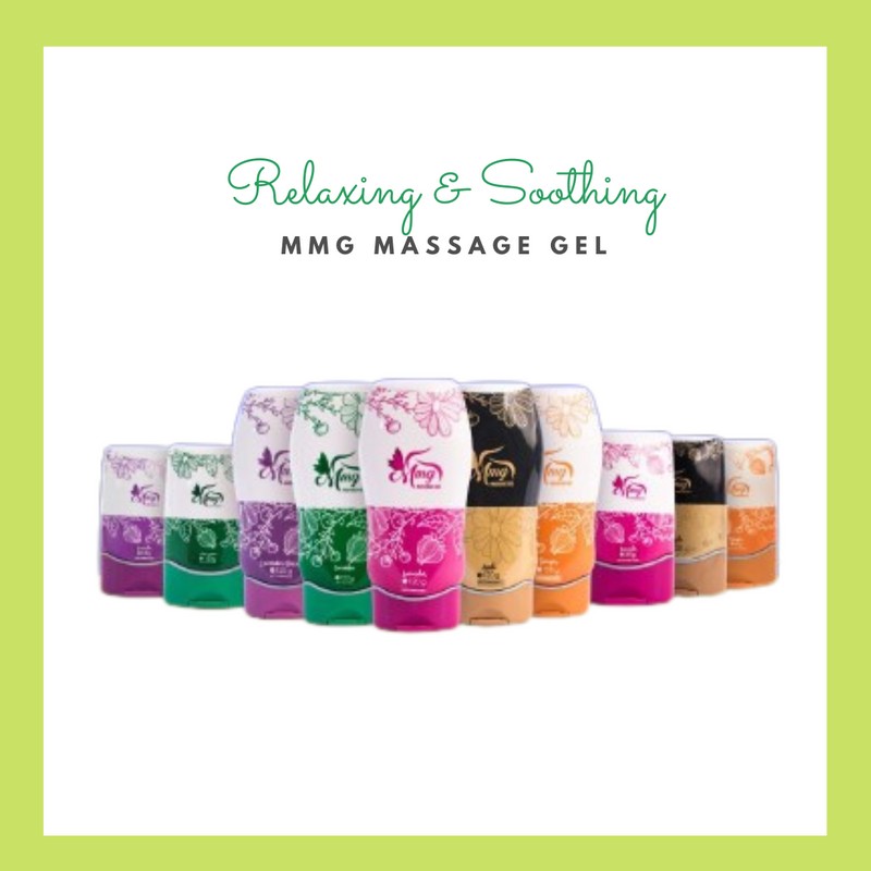 [ORIGINAL] MMG Massage Gel Lavender, Apple, Halia, Timun Bidara Minyak