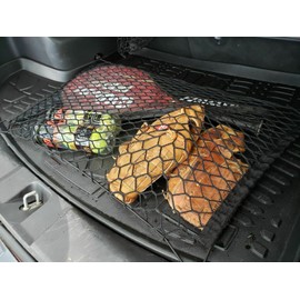 EACCESSORIES EA Rear Trunk Organizer Cargo Net for Jeep Patriot 2007-2017 – Floor Style Cargo Net for SUV - Premium Mesh Car Trunk Organizer Vehicle Carrier Storage – Compatible with Jeep Patriot