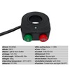 Electric Bike QD168 Front Light DR001 Rear Light Set with