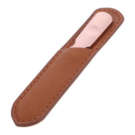 Mikinona Stylish Mini Nail Files Stainless Steel Nail Buffers for Women Fingernail File Refined Surface