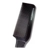 Globusman Peine De Carbón Flat Top Cerdas Onduladas 3 Pzs