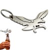 Bald Eagle Bottle Opener Keychain, Pocket EDC Beer Opener