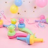 Mozff 4Pcs Ball Blowing Floating Blow Pipe Balls, Floating Ball