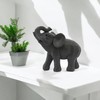 Sagebrook Home Resin Elephant Figurine - Decorative Polyresin Statue for