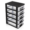 Plastic Storage Drawers, Cabilock 5 Drawer Storage Drawer Unit, Plastic