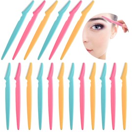 KUUQA 60Pcs Eyebrow Razor Shaper Shavers Trimmers for Women and Men Face Hair Removers Multipurpose Exfoliating Face Razor Dermaplaning