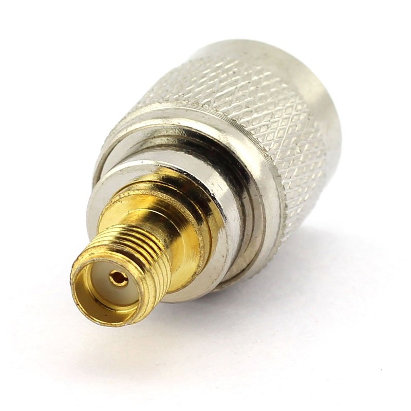 DGZZI Paquete de 2 adaptadores coaxiales RP TNC Macho a