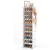 LANTEFUL 10 Tiers Tall Shoe Rack 20 Pair Shoe Organizer