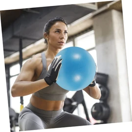 Kisangel Pilates Balls 9 Inch Exercise Ball Home Workout Core Ball Portable Fitness Ball Non-Slip PVC for Yoga