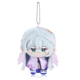 UTIEHD Honkai Star Rail Plush Keychains, Cute 4 Inch Collectible Dolls, Compact Size for Bags and Keys for Fans (Robin)