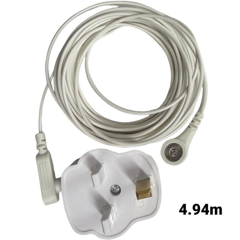 UK Grounding Socket with 16 Feet Grounding Cable, Earthing Grounding