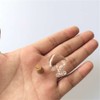 TAI DIAN Love Hearts Shape Mini Cute Glass Bottles Pendants