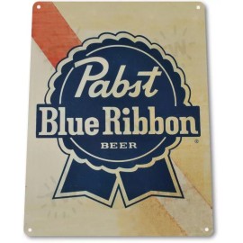 Pabst Beer PBR Logo Retro Vintage Wall Art Decor Bar Man Cave Metal Tin Sign New