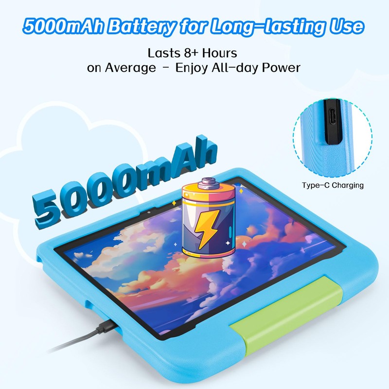 paitanry Android 14 Tablet for Kids - Kids Tablet 10.1