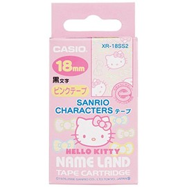 カシオ ラベルライター ネームランド テープ 18mm XR-18SS2 ハローキティ(りぼん)