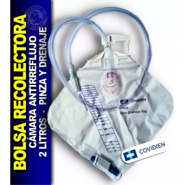 Covidien Bolsa Recolectora Para Orina Dover 2 Litros Valvula P Foley
