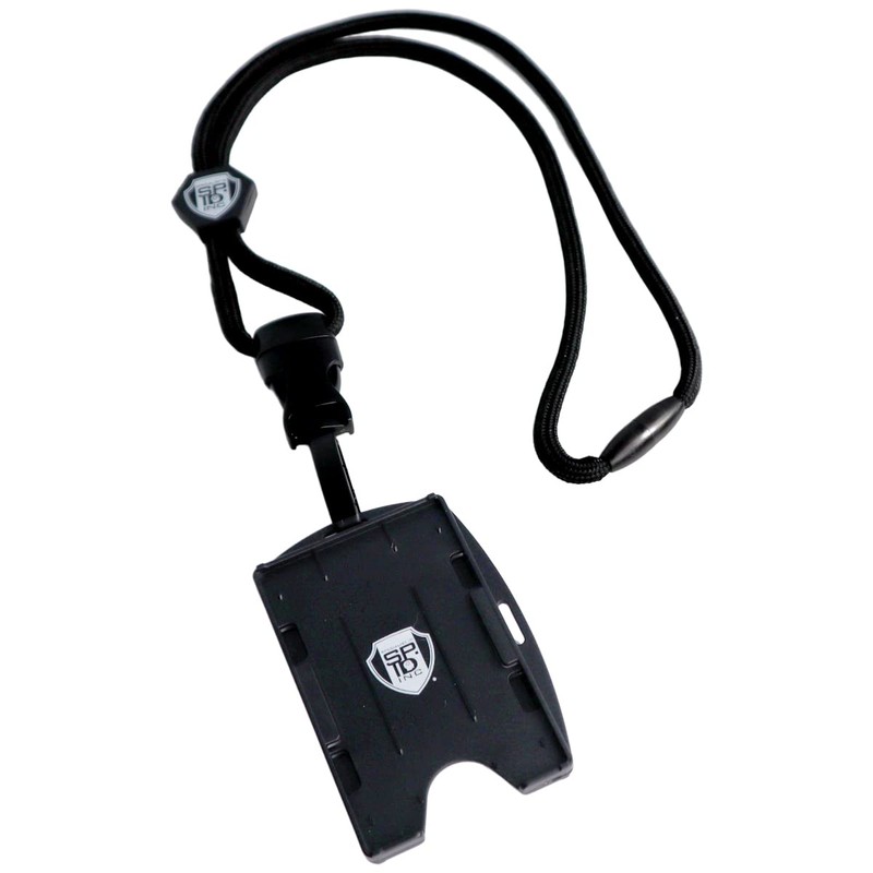 Metal Detector Friendly Lanyard with Badge Holder - 2 Card