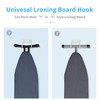 BiJun Ironing Board Hanger Wall Mount, Ironing Board Hanger with