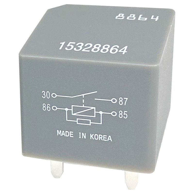 2-Pack 15328864 Relay - 40A 12VDC 4-Pin SPST Automotive Relay