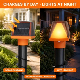 Solar Animal Repeller for Lawns and Gardens - Double-Sided Solar Charging for Outdoor Soil Areas
