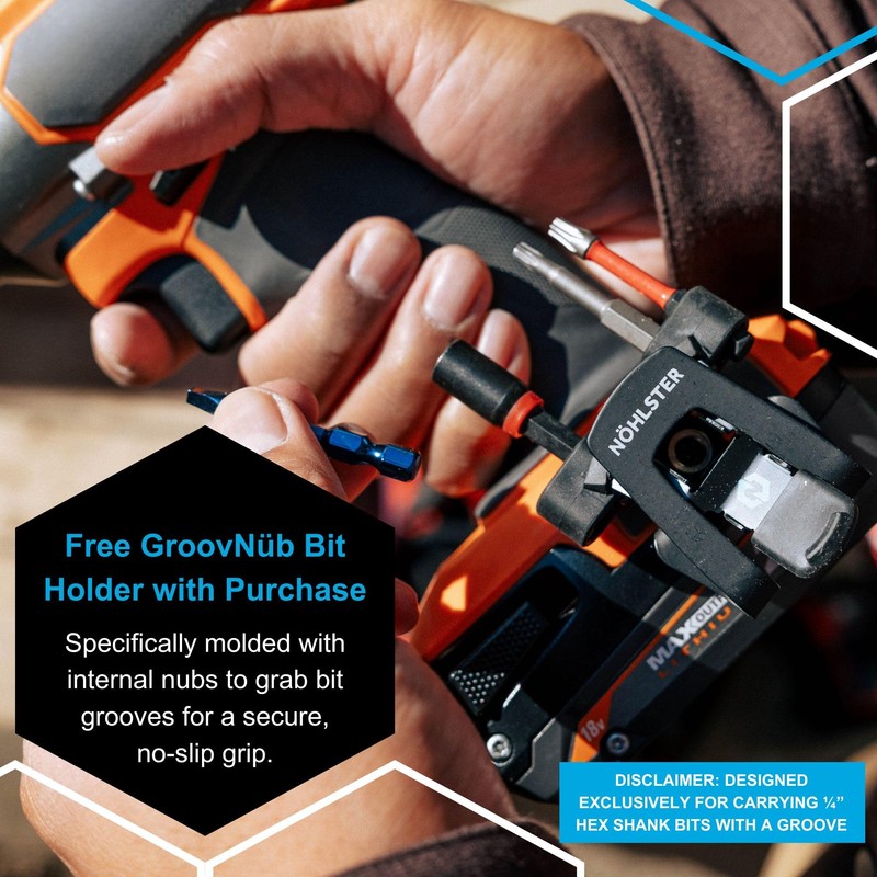 NÖHLSTER Locking Tool Clip 5 Pack - Universal Tool Holster