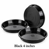3 Pack Plastic Plant Saucers for Flower Pots – Durable