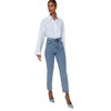 TRENDYOL Women's Straight Mama High Waist Jeans, indigo