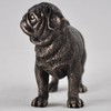 Fiesta Studios Pug Standing Cold Cast Bronze Sculpture Dog Home