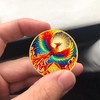 deDecoml Inspirational Phoenix Challenge Coin with Recovery Affirmation