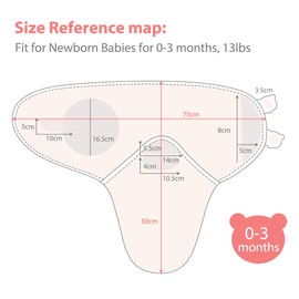 Vicloon Baby Swaddle Wraps, 2 pcs Baby Swaddle Blanket 0-3 Months, 100% Breathable Organic Cotton Fabric, New Born Swaddle Wrap For Boy and Girl (Pink-Red)