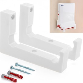 Wall Mount for Fritz Repeater 6000/3000 - Two-Piece Set with Screws and Dowels - Robust Attachment for Optimal WiFi Reception - Easy Assembly - Made in Germany