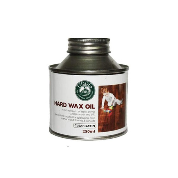 Fiddes Hard Wax Wood Oil - Clear Satin 250ml
