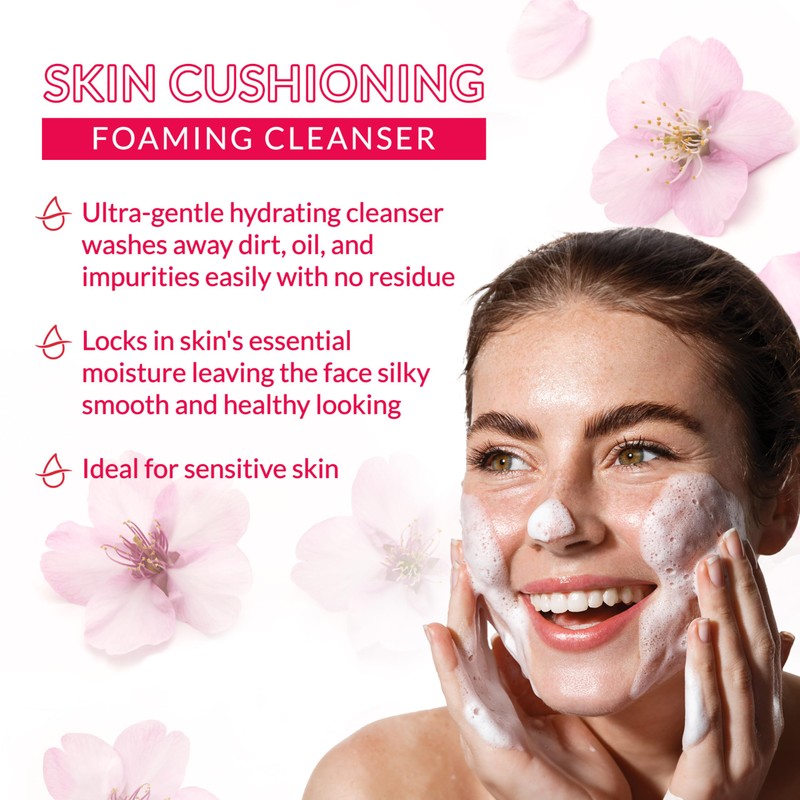 Hada Labo Tokyo Gentle Hydrating Foaming Facial Cleanser, Fragrance-Free Sensitive
