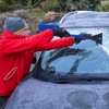 DONGSZQ Ice Scraper Car with Broom 2-in-1 Snow Brush Car,