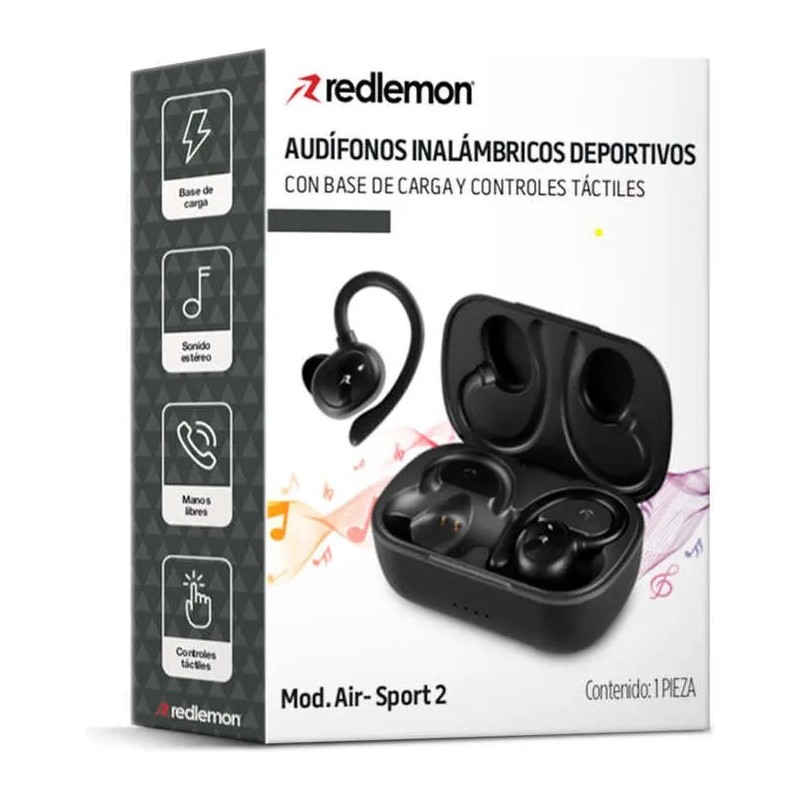 Audfonos Inalmbricos Sport In-Ear Bluetooth 5.1 Ejercicio IPX4 Base de