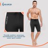GoldFin Men Wetsuit Shorts, Neoprene 2mm Adjustable Drawstring Short Cold